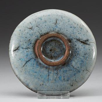 A lavender blue Chün glazed dish, Song dynasty (960-1279).