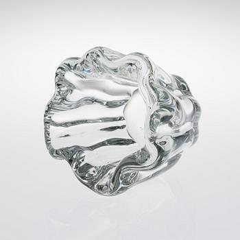 TAPIO WIRKKALA, VAS, glas, "Kalvolan kanto", signerad Tapio Wirkkala 3241, Iittala.