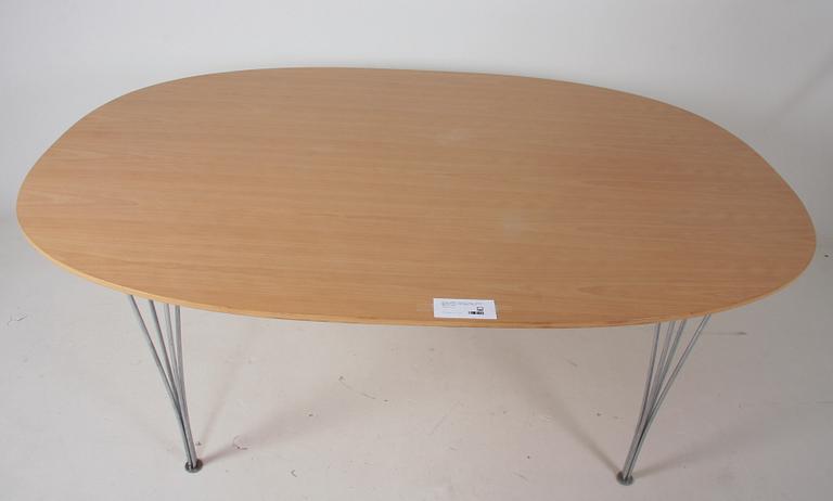 BORD, "superellips", Bruno Mathsson och Piet Hein, Fritz Hansen 1989.