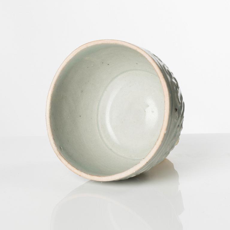 A Qingbai cup and bowl, Song Dynasty (960-1279).
