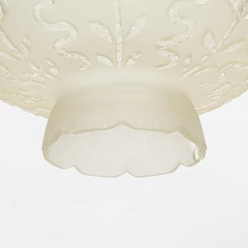 A pair of Swedish Modern ceiling lamps, 1940's.