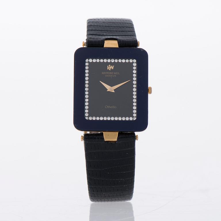 Raymond Weil, Othello, rannekello, 29 x 25 mm.