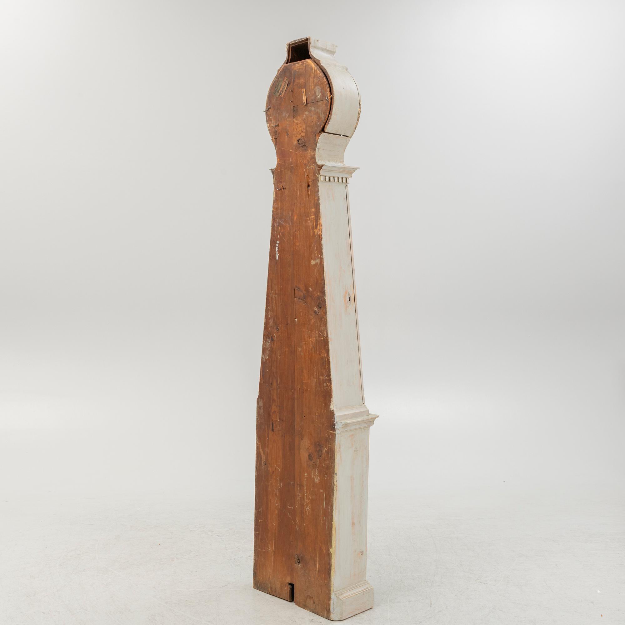 A late Gustavian longcase clock by Daniel Trång, Stjernsund (active 1807-1847).