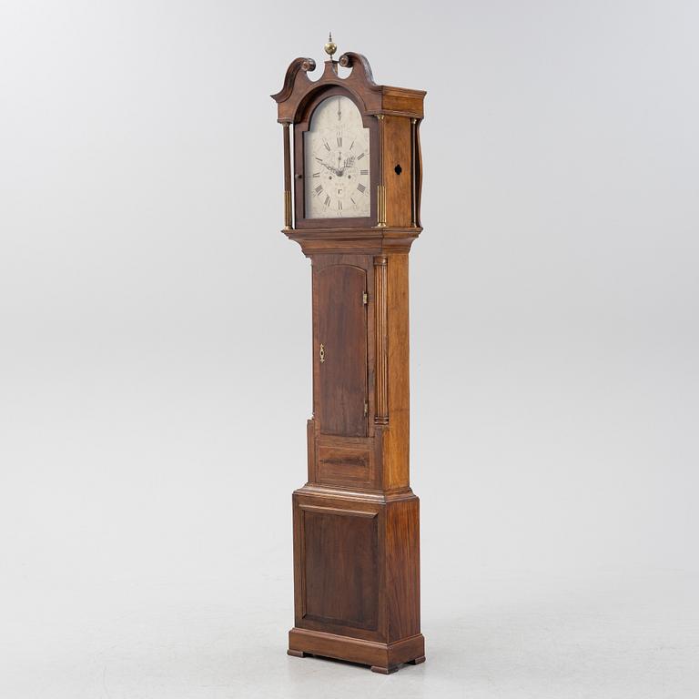 A longcase clock, George Lumley, Bury, England, second half of the 18th Century.