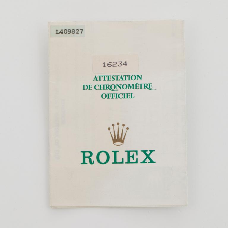 ROLEX, Oyster Perpetual, Datejust, Chronometer, wristwatch, 36 mm,