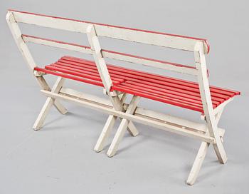 TRÄDGÅRDSMÖBLEMANG, 4 delar, 1900-talets andra hälft.