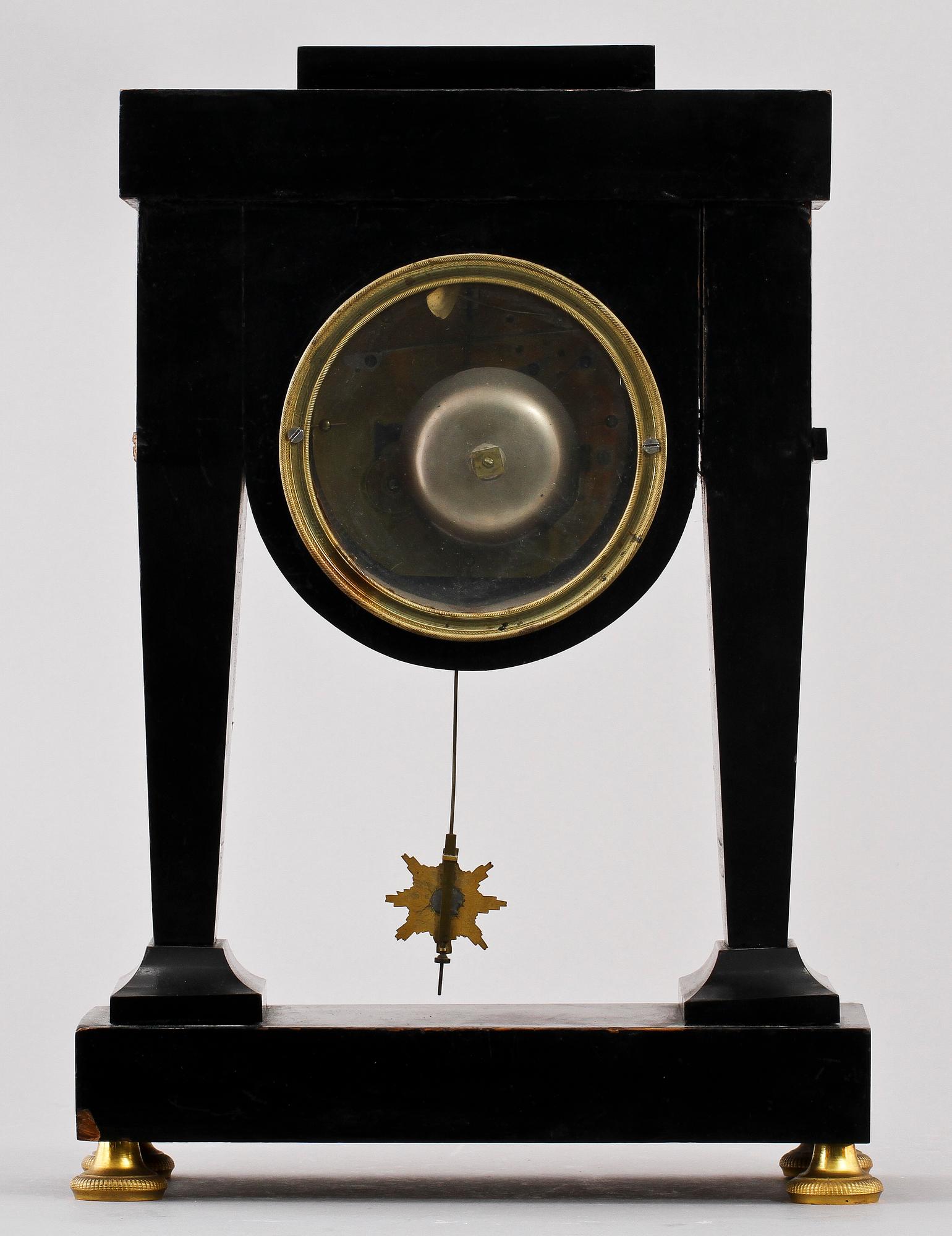 BORDSPENDYL, senempire, 1800-talets mitt.