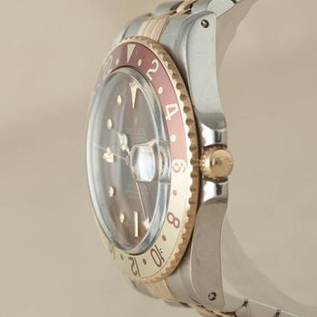 ROLEX, Oyster Perpetual, GMT-Master, Chronometer, "Root Beer, Nipple dial", wristwatch, 40 mm,
