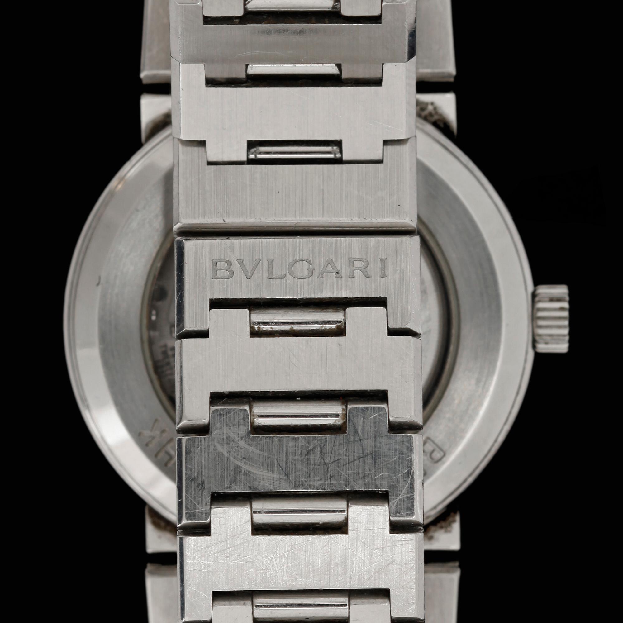 ARMBANDSUR, Bulgari, Hong Kong 10th, stål, automatisk, 1997.