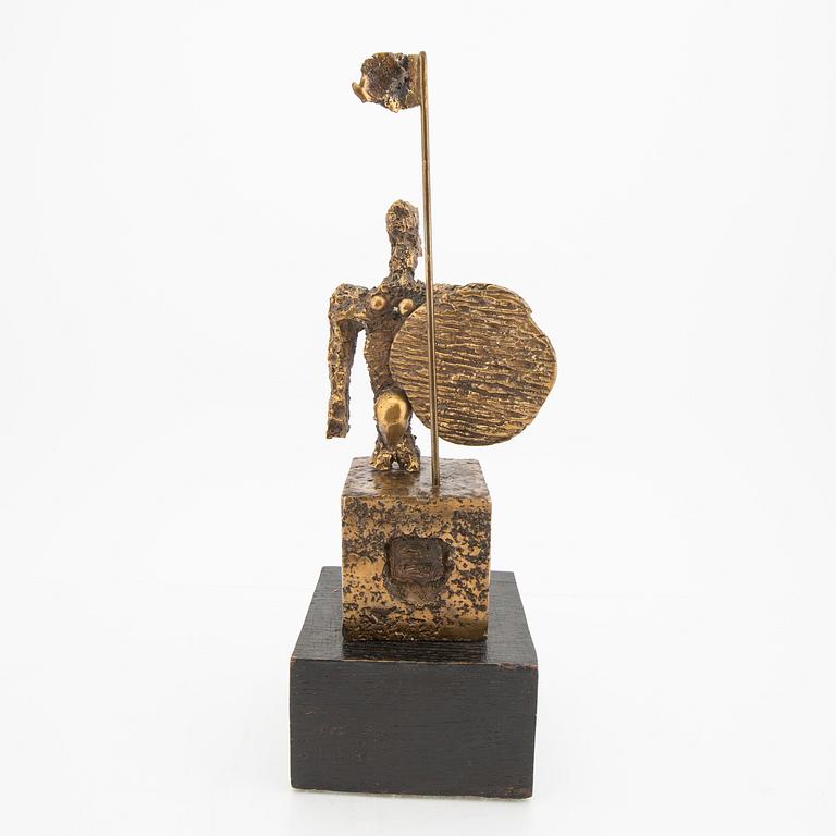 James Coignard, a signed bronze sculpture.