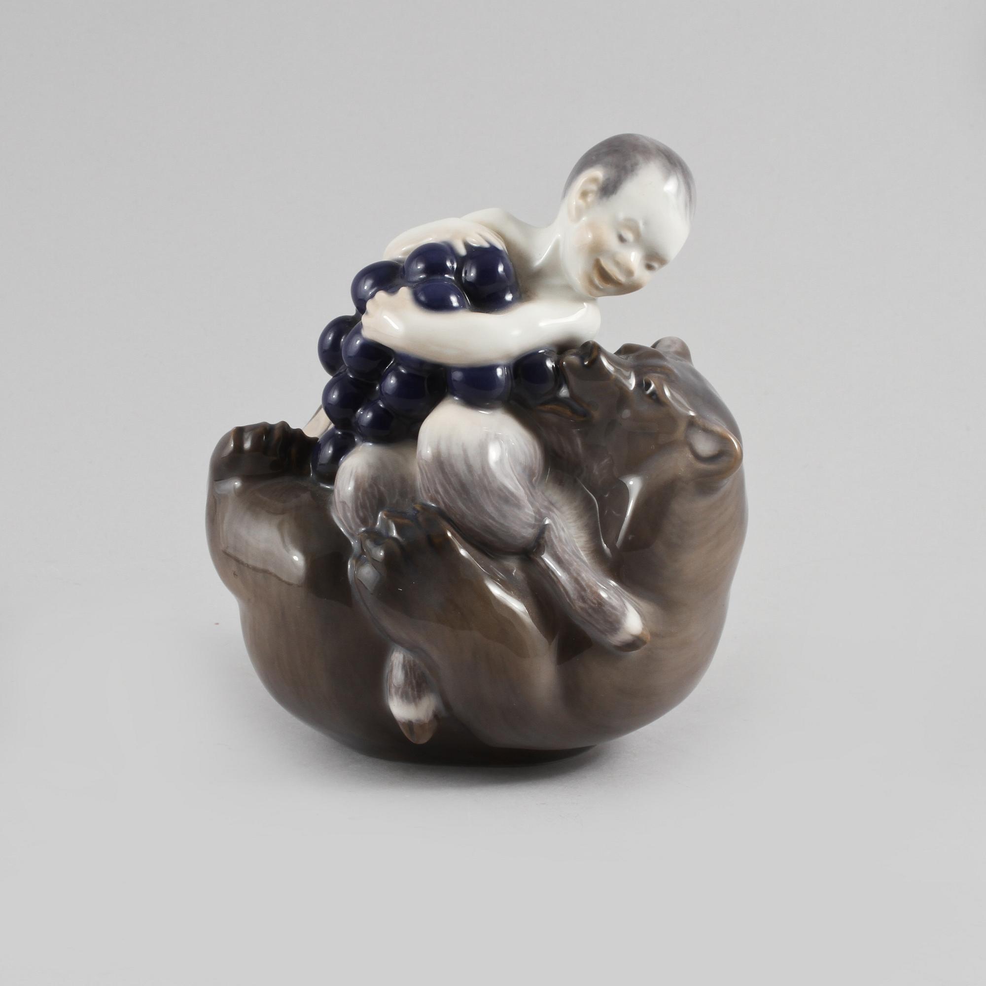 FIGURIN, porslin, Royal Copenhagen, Danmark, 1900-tal.