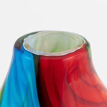 A Millefiori glass vase, probably Murano, Italy.