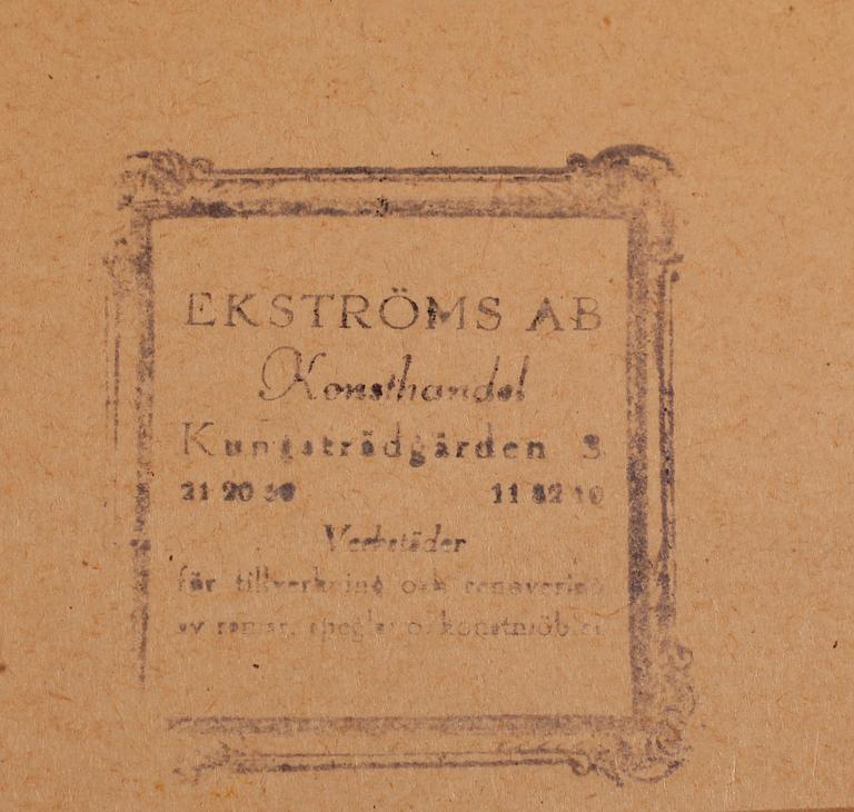 OSKAR (O. A.) ANDERSSON, tuschteckning, osignerad.