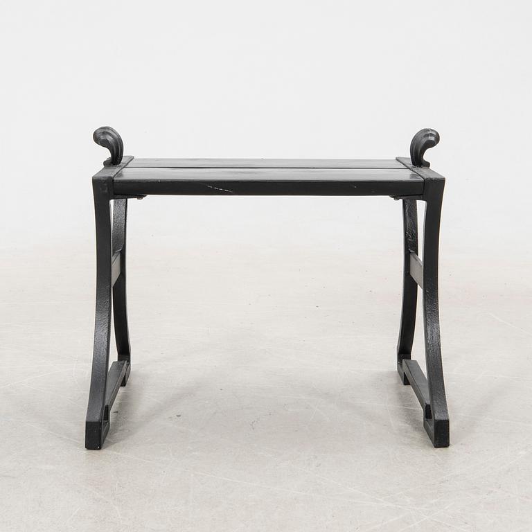 Folke Bensow, BENCH /STOOL, "Sneckan", Byarums Bruk, 1900s/2000s.