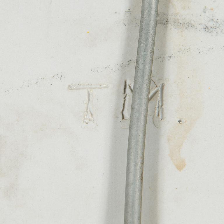 Toini Muona, a stoneware relief signed TM Arabia.