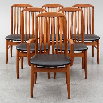 A set of six late 20th Century chairs, Benny Lindén Design.