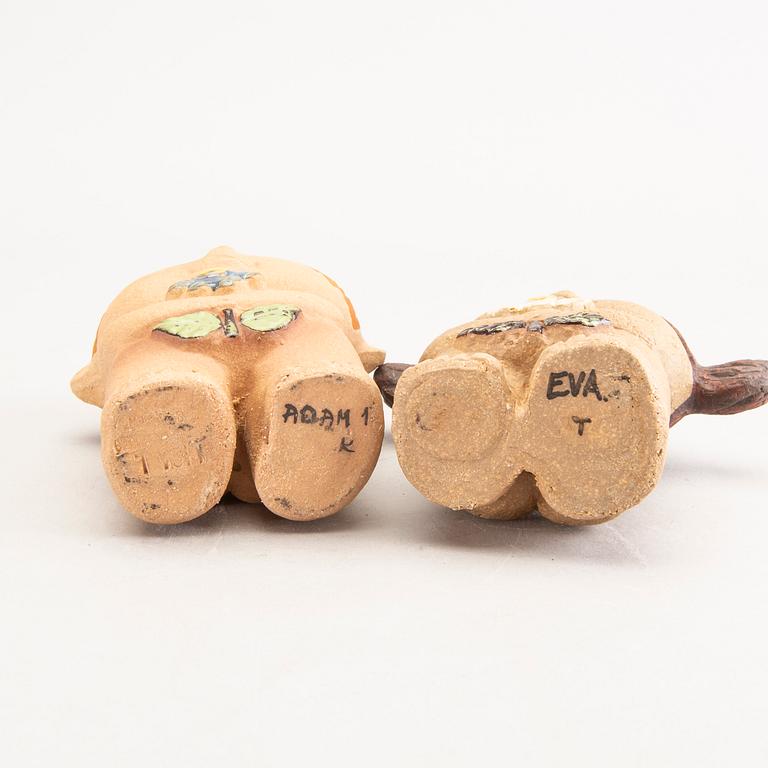 Lisa Larson,  figuriner, 2 st, stengods, Gustavsberg.