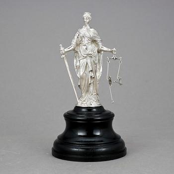 SKULPTUR, silver, Österrike/Ungern, 1900-talets början.