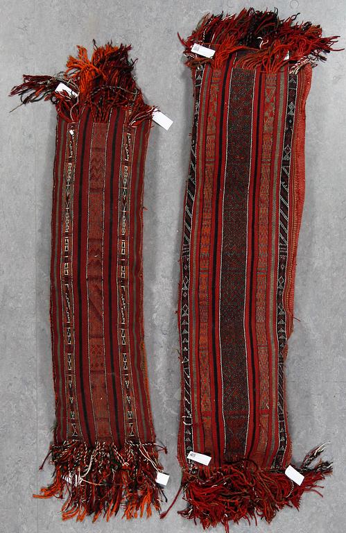KUDDAR, 2 st, Tukmenska, ca 150x37 resp 173x47 cm.
