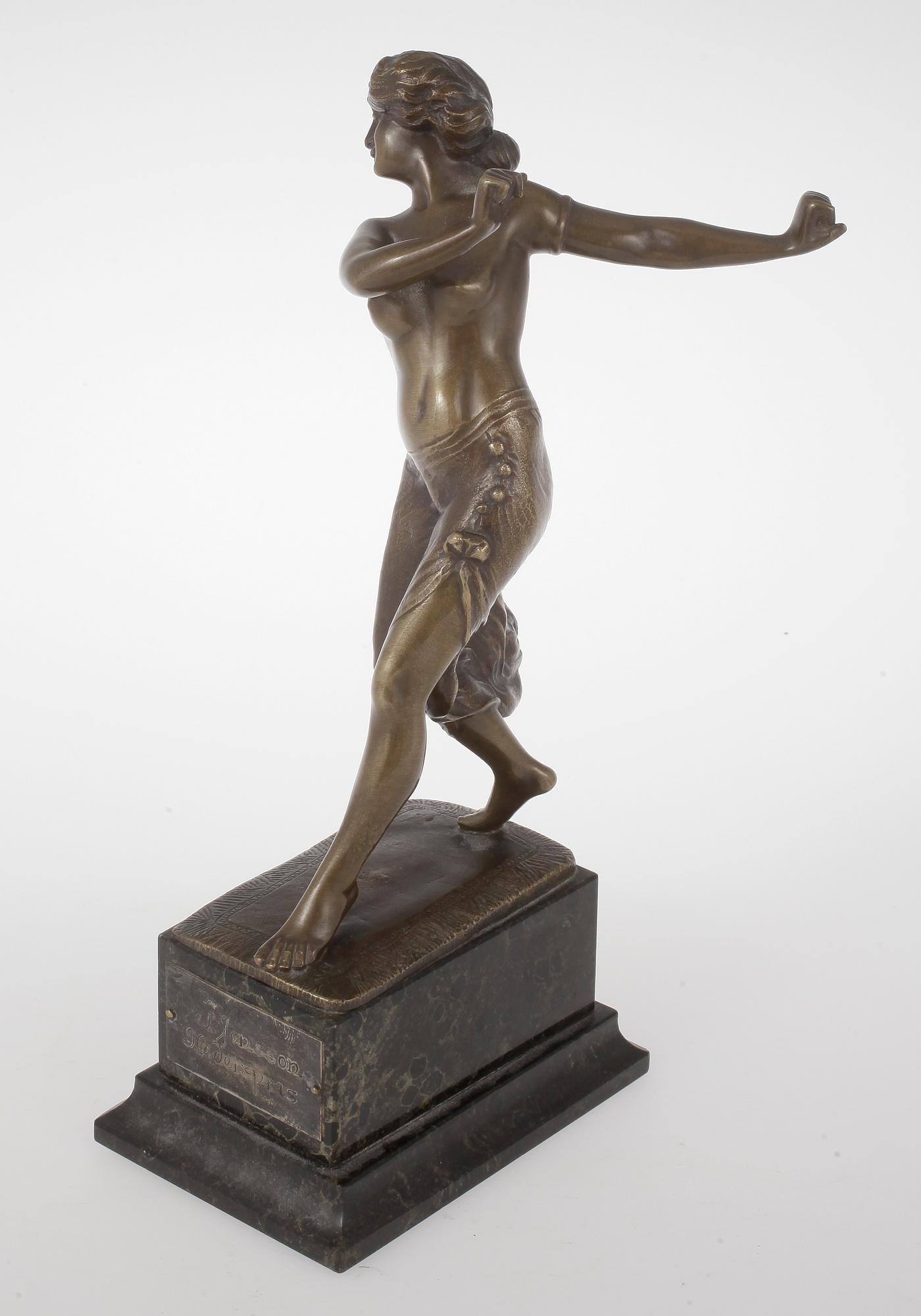 OKÄND KONSTNÄR, brons, 1800/1900-tal.