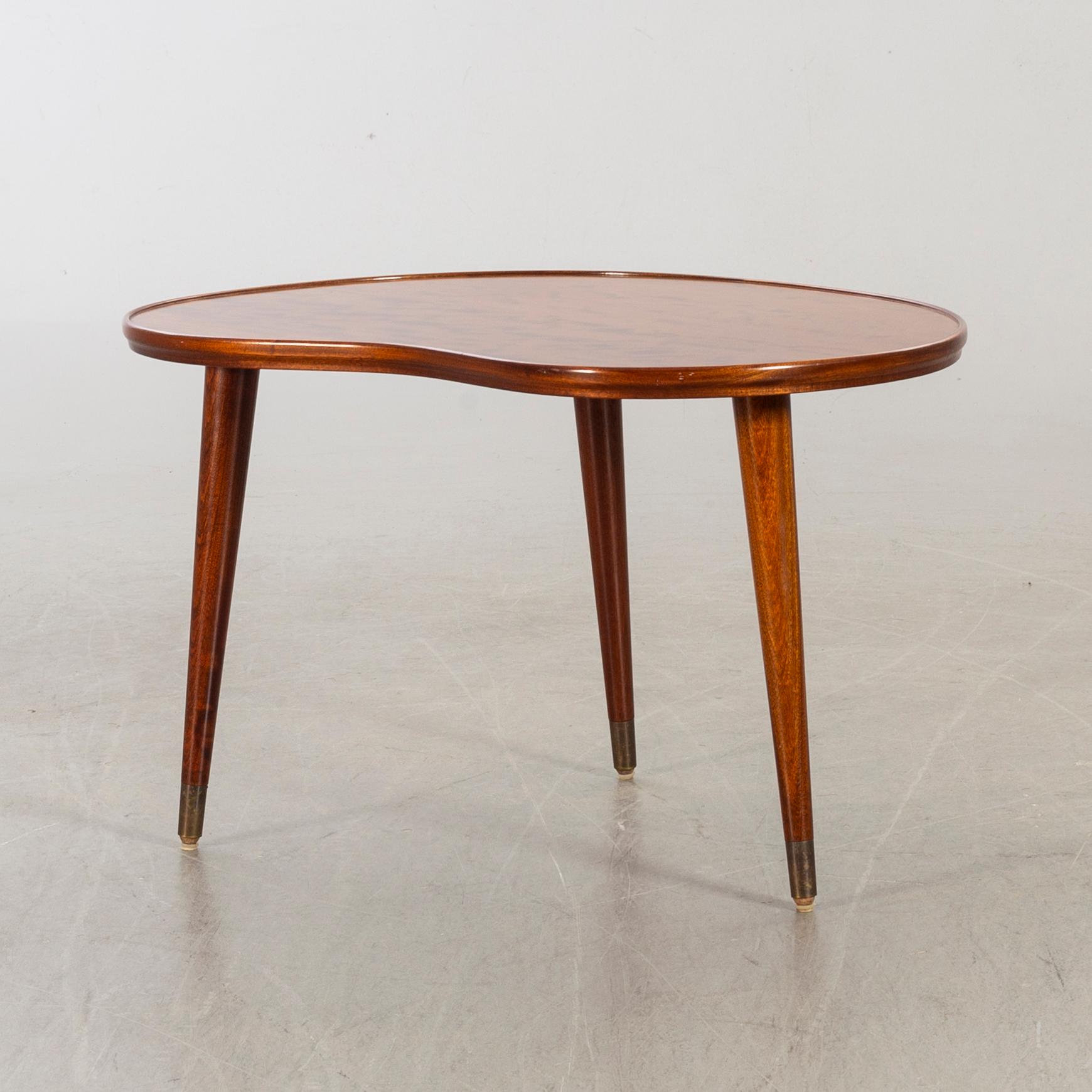 SOFFBORD, mahogny, Swedish modern, 1900-talets mitt.