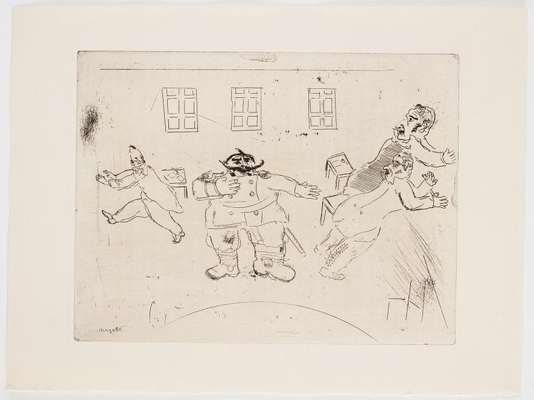 Marc Chagall, MARC CHAGALL, 71 etchings from the edition of 285 examples on Arches/MBM/J. Perrigot paper, 1923-1948.