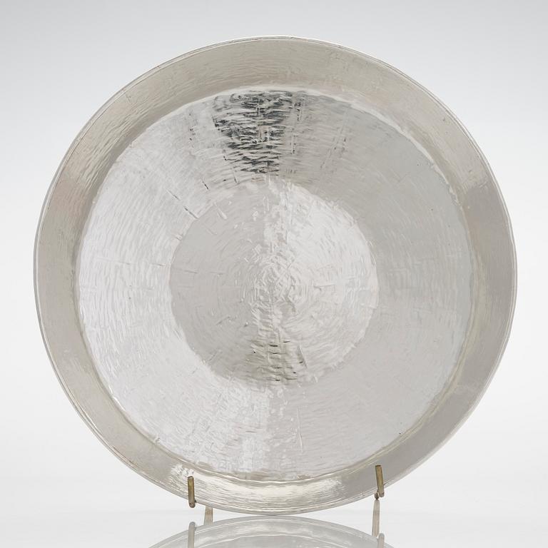 Tapio Wirkkala, skål, silver, TW 289, Kultakeskus, Tavastehus 1967. Modellen formgiven 1963.