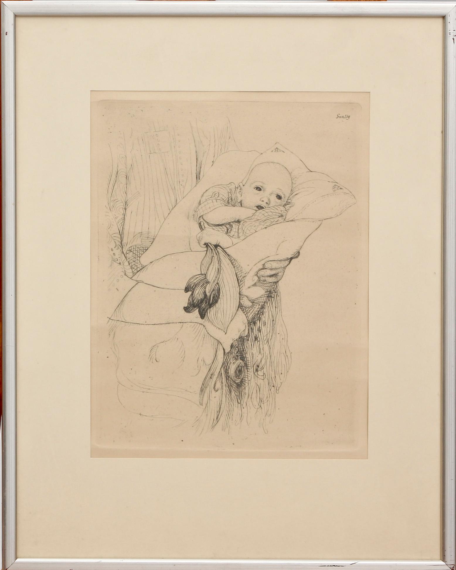 CARL LARSSON, etsning, 1913.