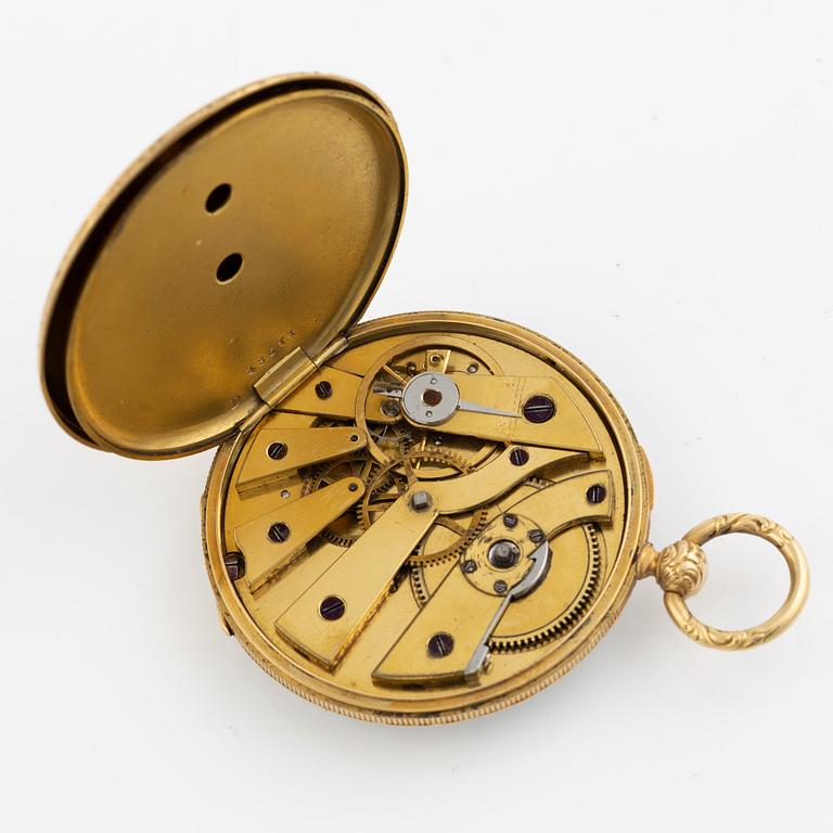 Pocket watch, 42 mm.