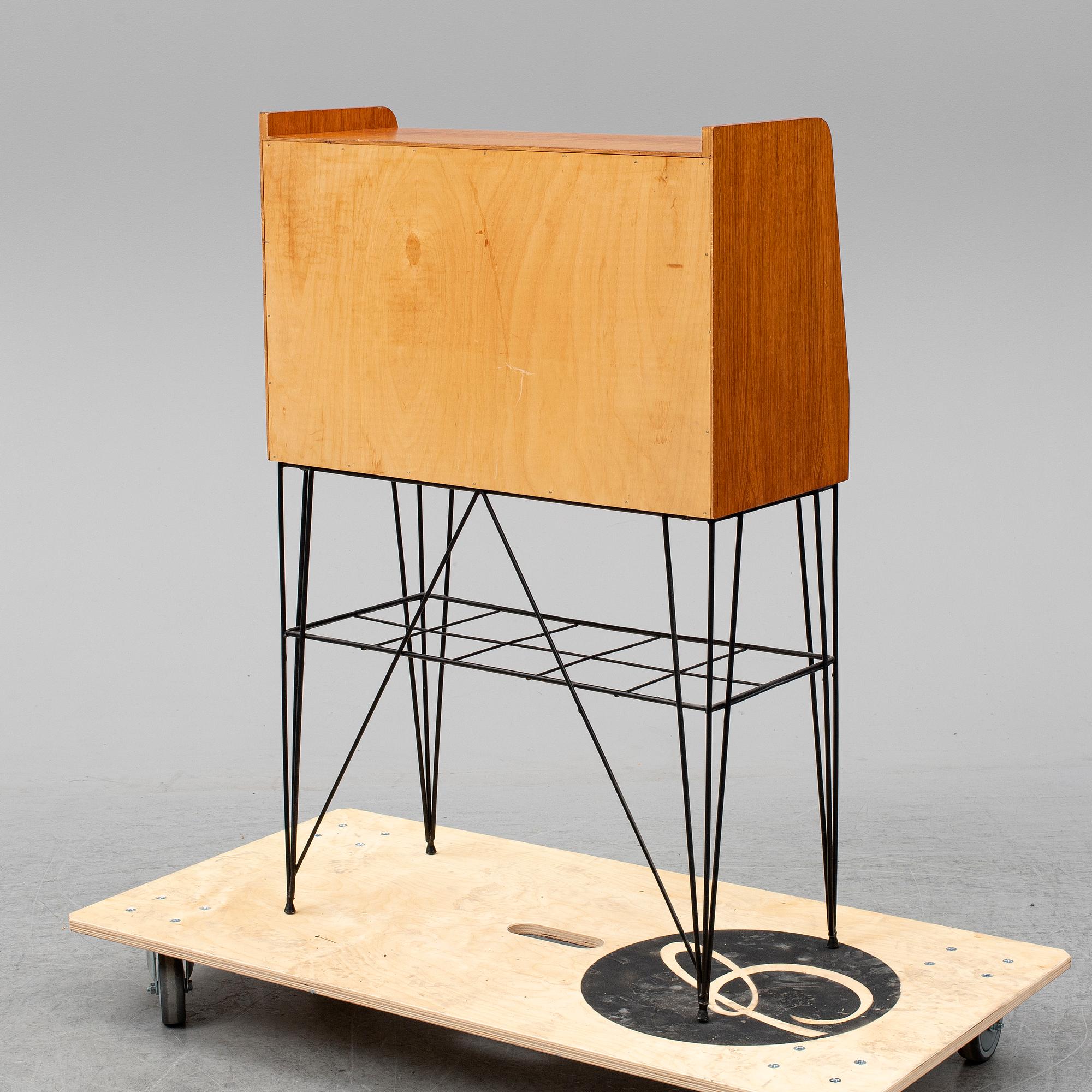 A Swedish 20th century secretaire "Bang" veneered with teak designed for IKEA.