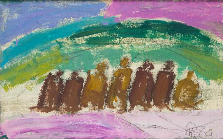OLAVI MARTIKAINEN, oil on canvas, signed and dated -70.