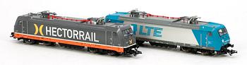 ELEKTRISKA LOK, 2 st, Märklin H0 36831 samt 36602, 1900-talets andra hälft.
