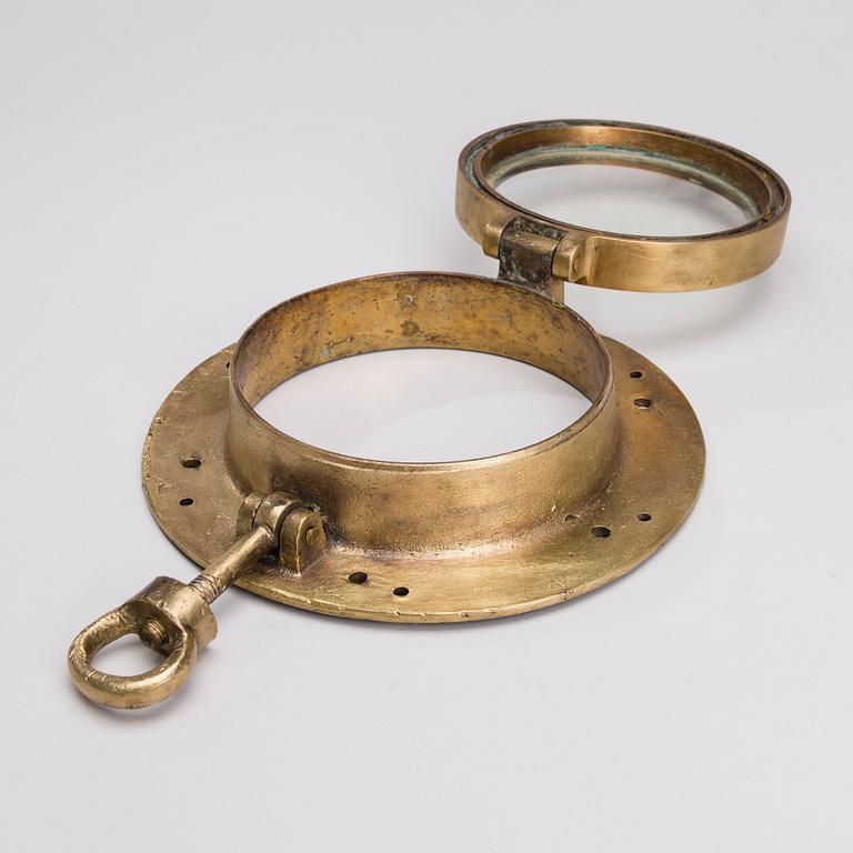 SKEPPSVENTIL, mässing, 1900-tal.