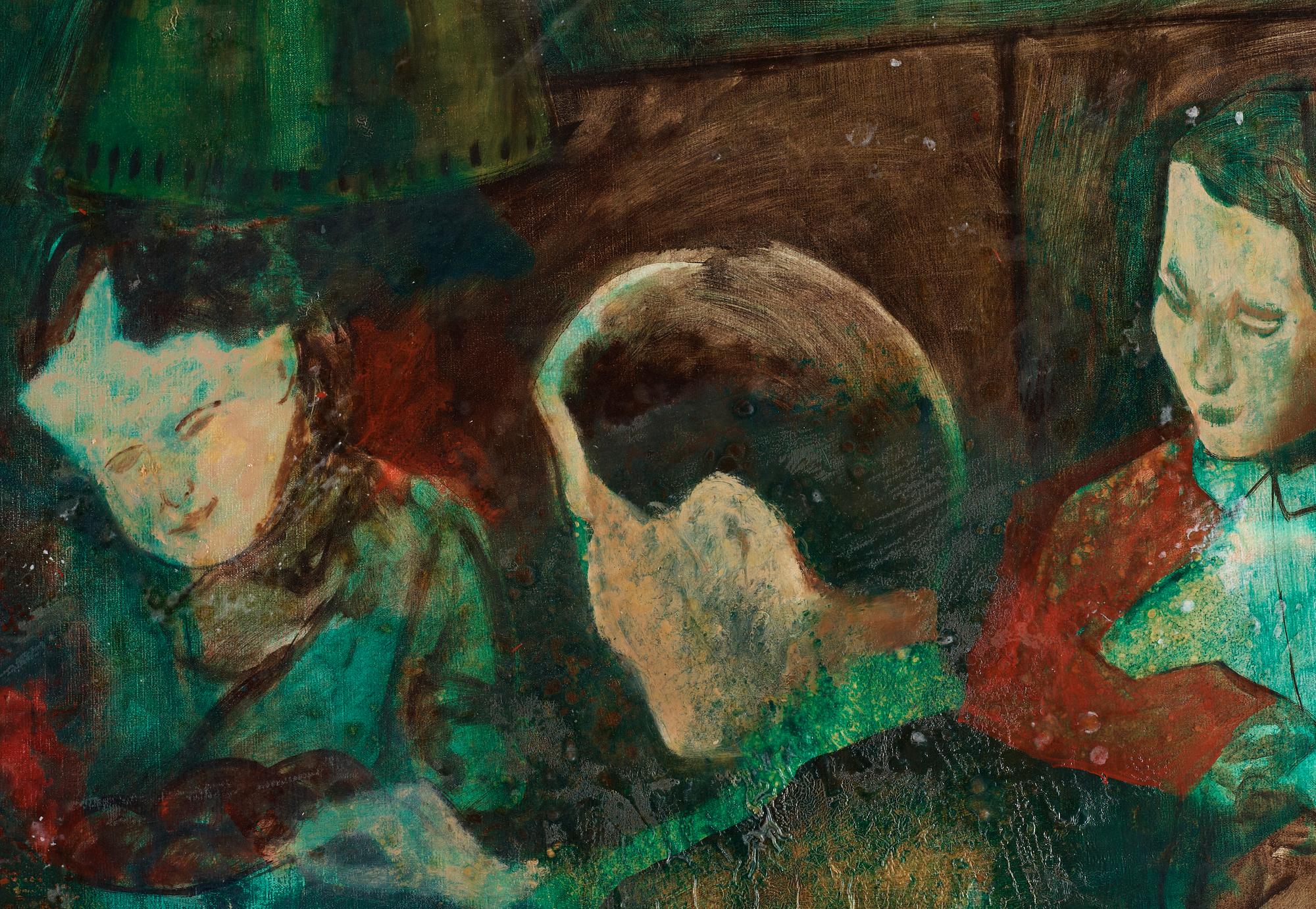 MICHAEL JOHANSSON, olja på duk, sign o dat á tergo 1987.