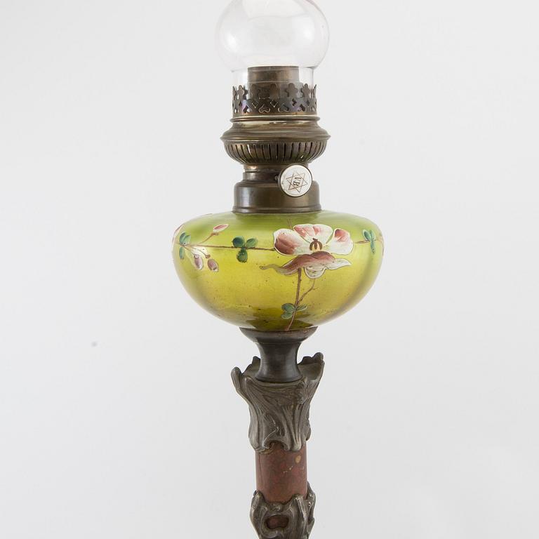Table foot lamp, Art Nouveau, early 20th century.