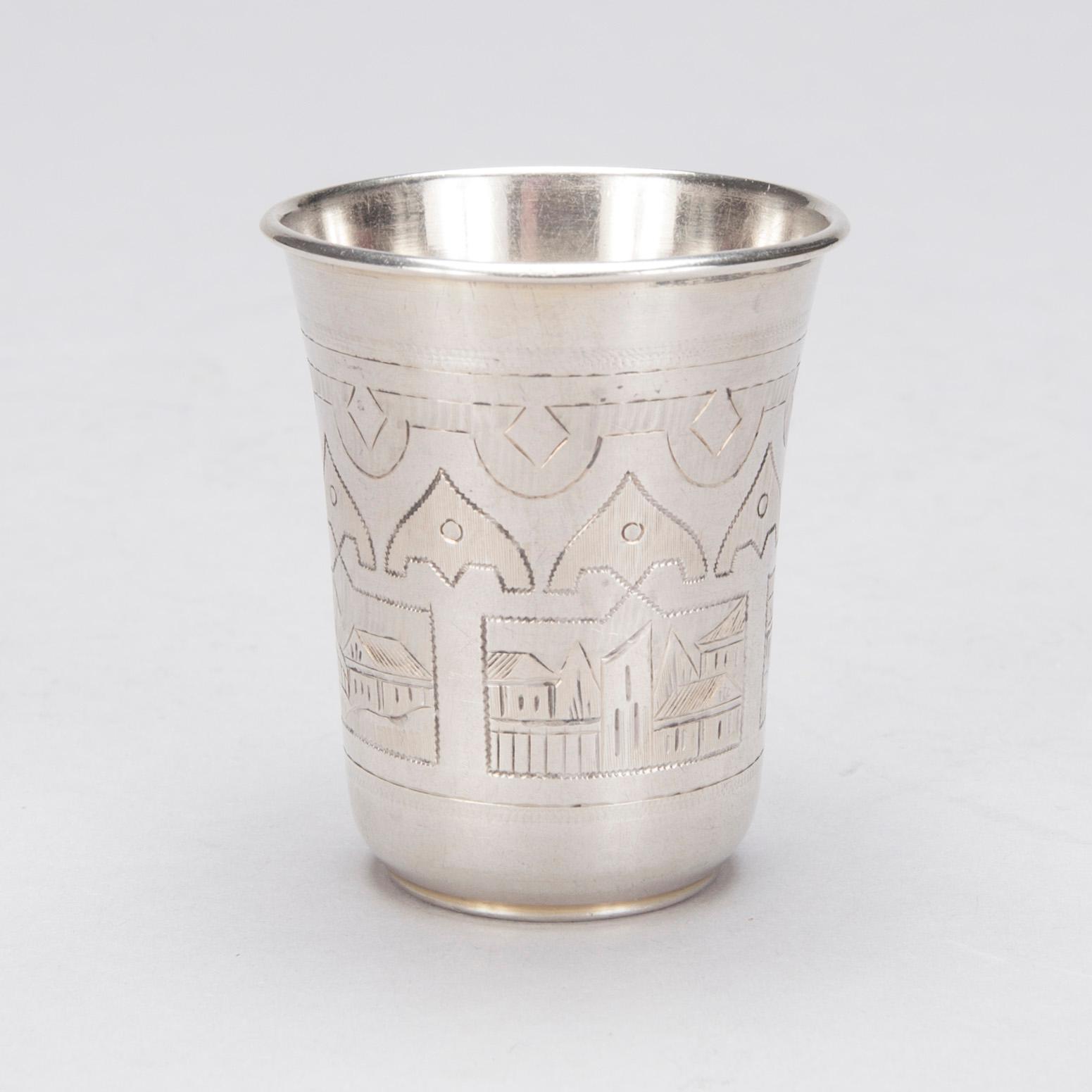 BÄGARE, silver, Ivan Zakharov (1856-1896), Moskva Ryssland 1879. Vikt ca 51,7 g.