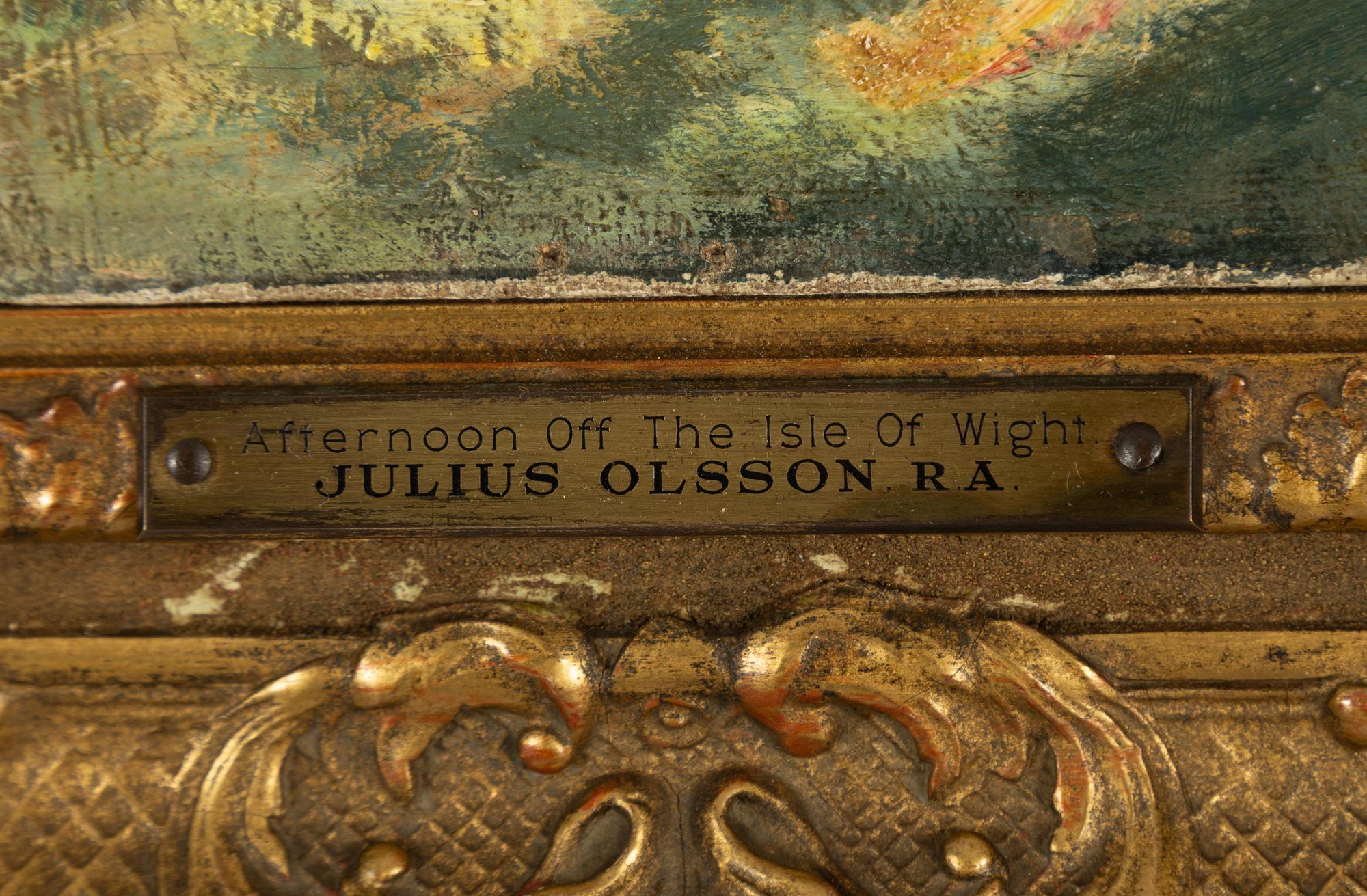 Julius Olsson, Translation: "Afternoon on the Isle of Wight".