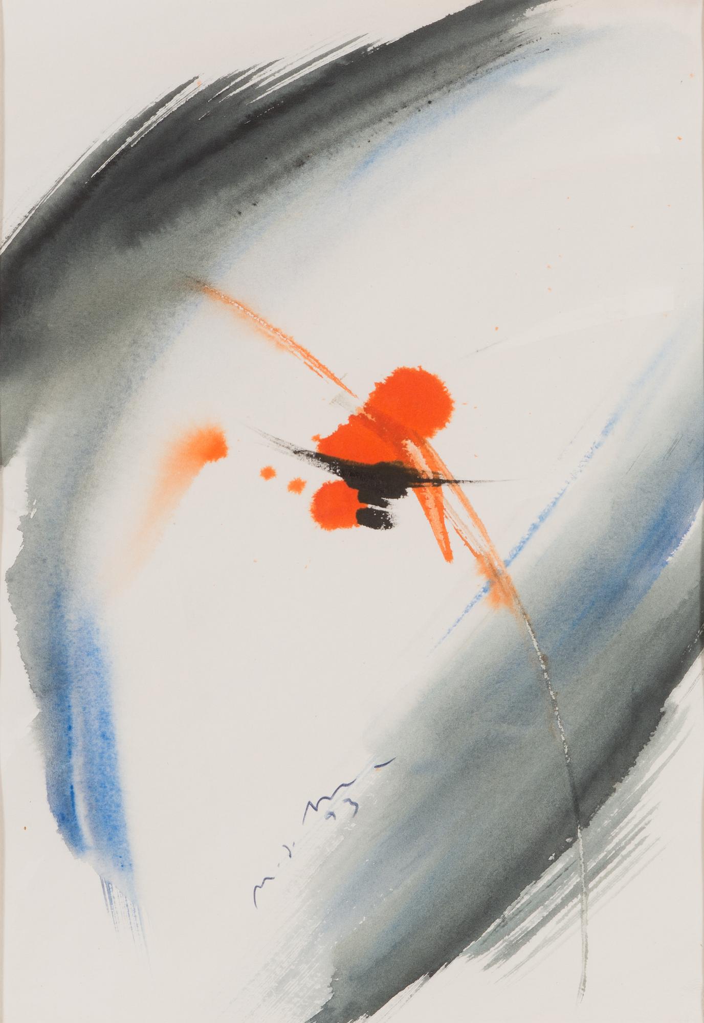 Nandor Mikola, watercolour, signed and dated -93.