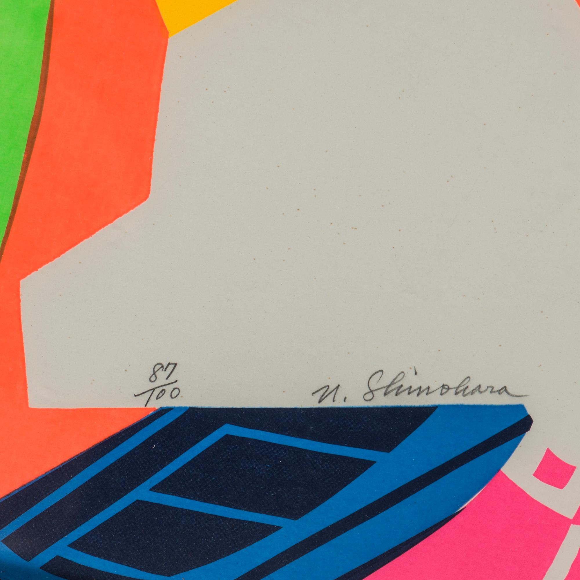 USHIO SHINOHARA, a multiple print, signed and numbered 87/100.