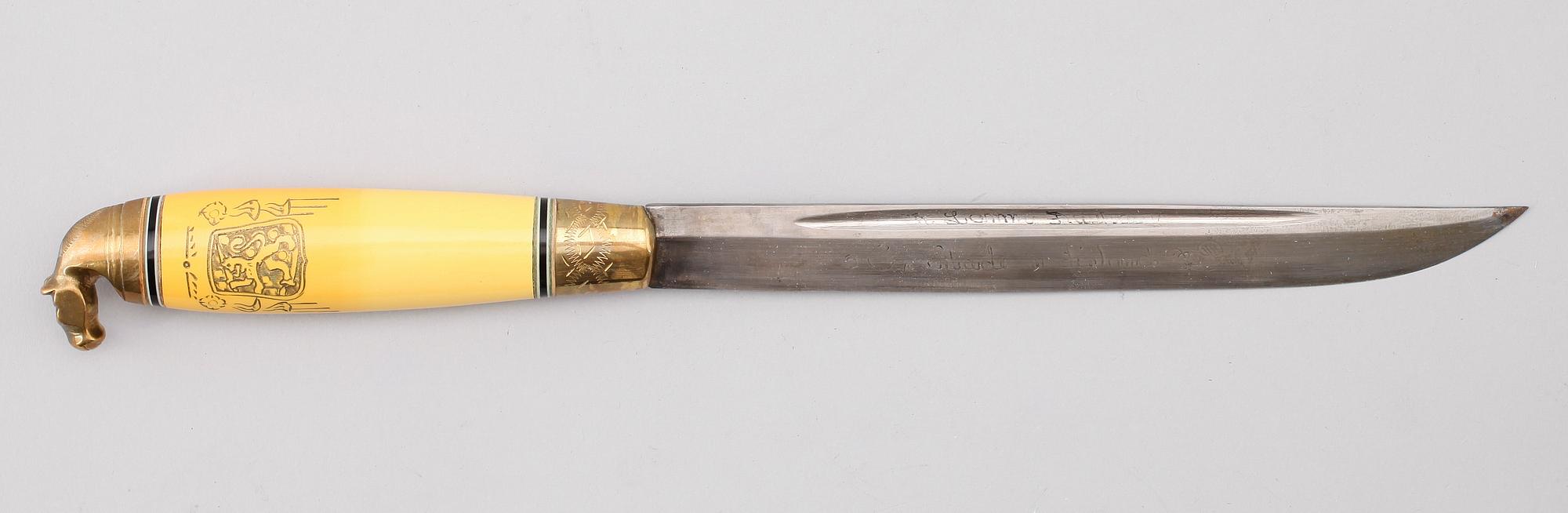 KNIV, signerad Lammi, Made in Finland, 1900-talets andra hälft.