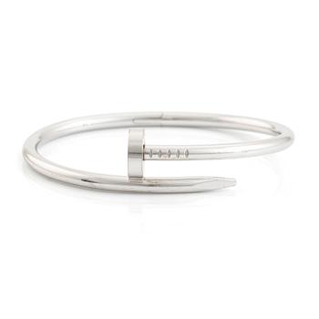 473. Cartier armband 18K vitguld "Juste un Clou".