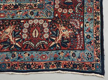 SEMI-ANTIQUE KERMAN/YAZD. 352 x 261 cm.