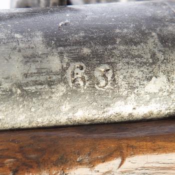 Flintlock rifle, British/Swedish, 18th century.