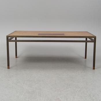 A Danish wengé wood desk, 1960's/70's.