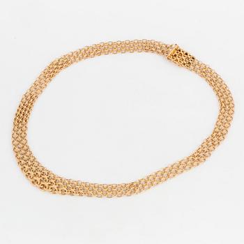 HALSBAND, 18K guld. X-länk.