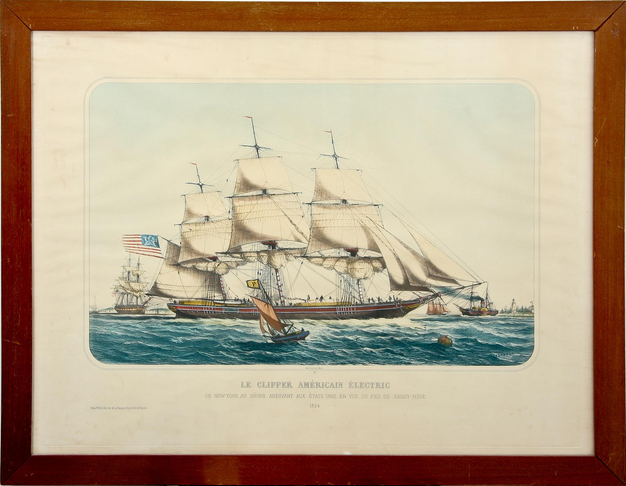 FÄRGGRAVYR, Frankrike, 1800/1900-tal.