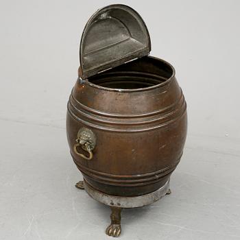 VATTENTUNNA, koppar, sent 1800-tal.