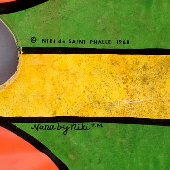NIKI DE SAINT PHALLE, figur, plast, "Nana by Niki", formgiven 1968.