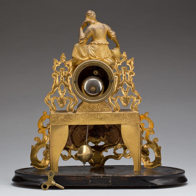 BORDSPENDYL, senempire/rokokostil. 1800-talets mitt.