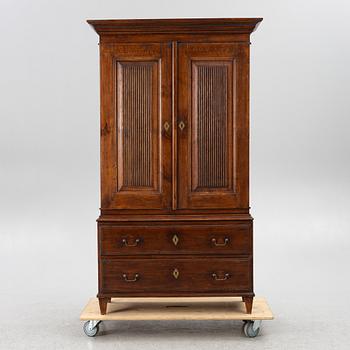 A Gustavian cabinet, end of the 18th century.